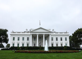 03 October 2024, USA, Washington: View of the White House. Photo: Valerie Plesch/dpa