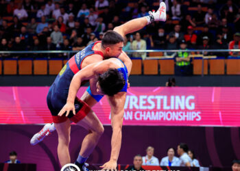 77kg GR - Akzhol Makhmudov (KGZ) df. Isami Horikita (JPN)