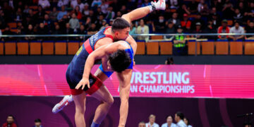 77kg GR - Akzhol Makhmudov (KGZ) df. Isami Horikita (JPN)